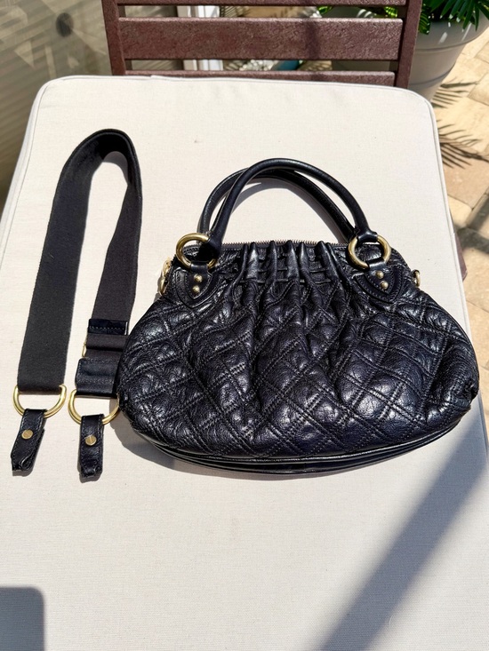 Marc Jacobs Handbags - Marc Jacobs Vintage Black Quilted Leather Cecilia Satchel Resort 2007